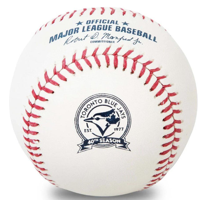 Toronto Blue Jays 40th Season Rawlings Official MLB Leather Game Baseball Robert Manfred - 1