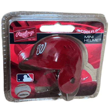Washington Nationals Rawlings Pocket Size CoolFlo Mini Helmet - GT - Wholesale.com