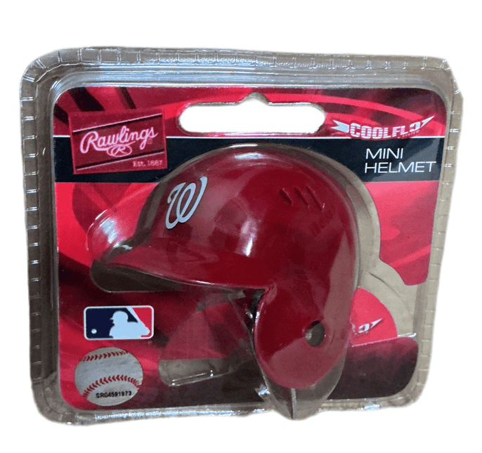 Washington Nationals Rawlings Pocket Size CoolFlo Mini Helmet - GT - Wholesale.com
