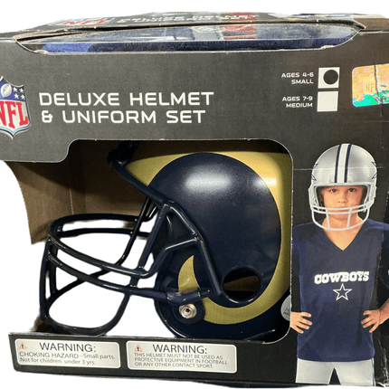 St. Louis Rams Small NFL Deluxe Helmet and Uniform Set - GT - Wholesale.com