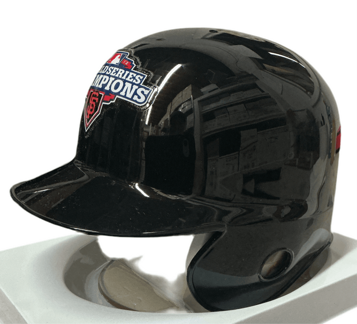 San Francisco Giants World Series Champs Riddell MLB Mini Batting Helmet - GT - Wholesale.com