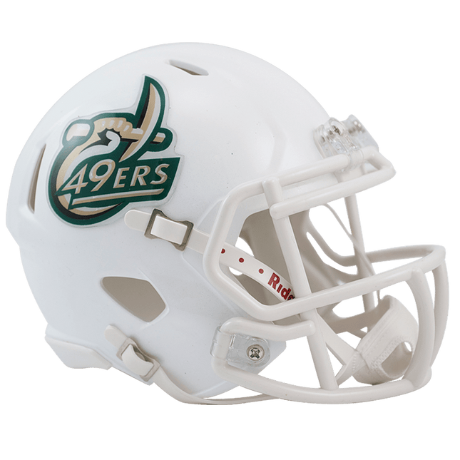 UNC Charlotte 49ers White 49ers Logo Riddell NCAA Speed Mini Helmet