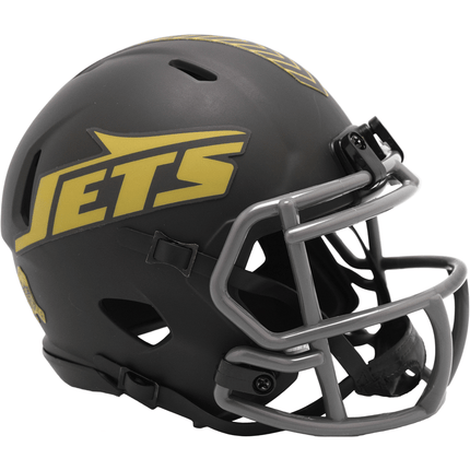 New York Jets 2025 Salute To Service Riddell NFL Speed Mini Helmet - GT - Wholesale.com