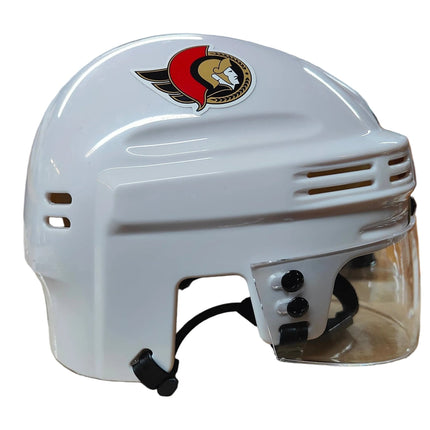 Ottawa Senators SportStar NHL Hockey Player Mini Helmet - White - GT-Wholesale.com