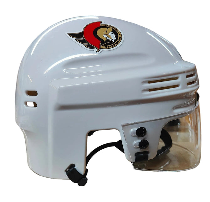 Ottawa Senators SportStar NHL Hockey Player Mini Helmet - White - GT-Wholesale.com