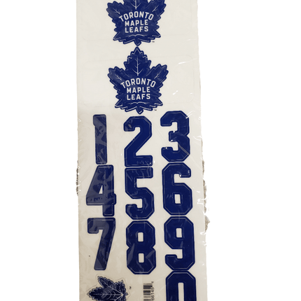 Toronto Maple Leafs Sportstar NHL Hockey Helmet On - Ice Decals Kit - White - GT - Wholesale.com