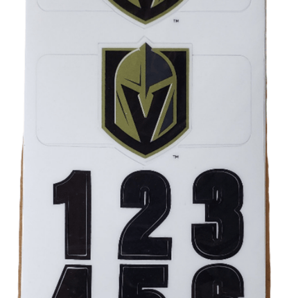 Las Vegas Golden Knights Sportstar NHL Hockey Helmet On - Ice Decals Kit - White - GT - Wholesale.com