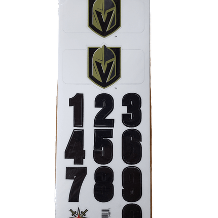 Las Vegas Golden Knights Sportstar NHL Hockey Helmet On - Ice Decals Kit - White - GT - Wholesale.com