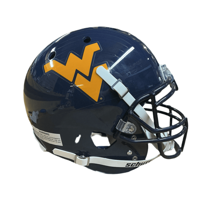 West Virginia Schutt NCAA College Football Authentic Full Size Helmet - GT - Wholesale.com