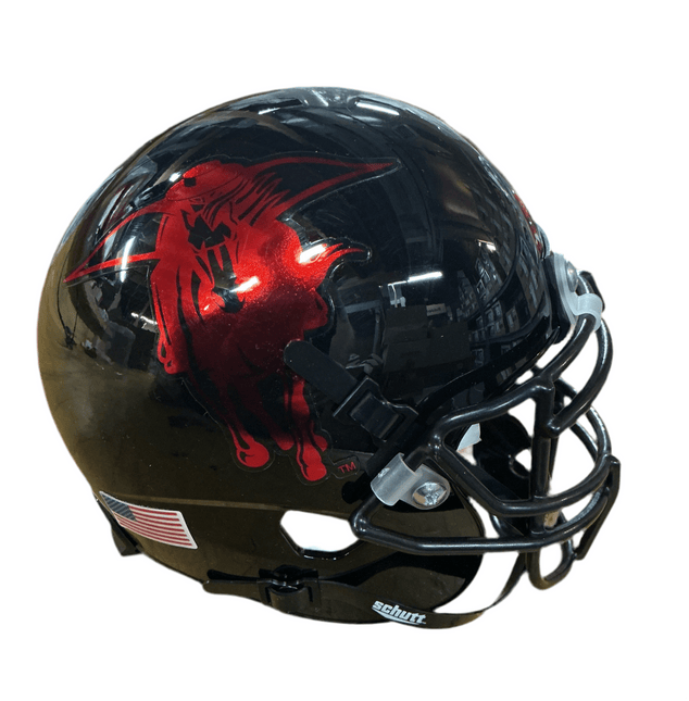 Texas Tech Red Raiders Chrome Rider Schutt NCAA College Football Authentic Mini Helmet - GT - Wholesale.com