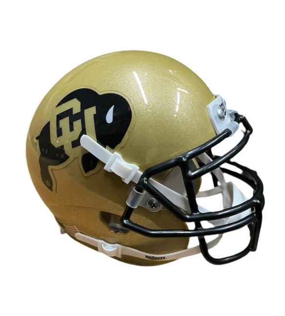 Colorado Buffaloes Gold Schutt NCAA College Football Authentic Mini Helmet - GT - Wholesale.com