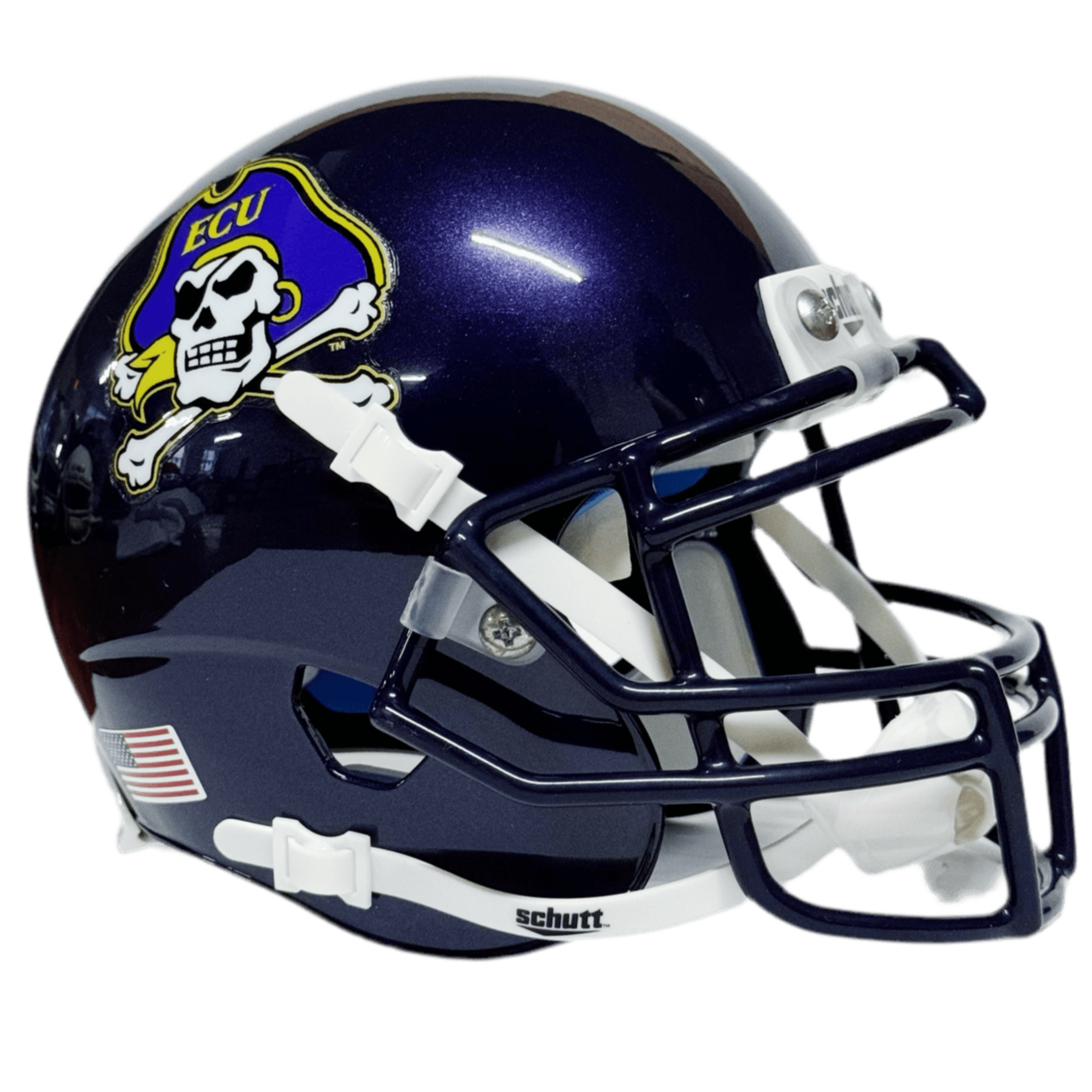 Schutt East Carolina University Mini Football Helmet Purple