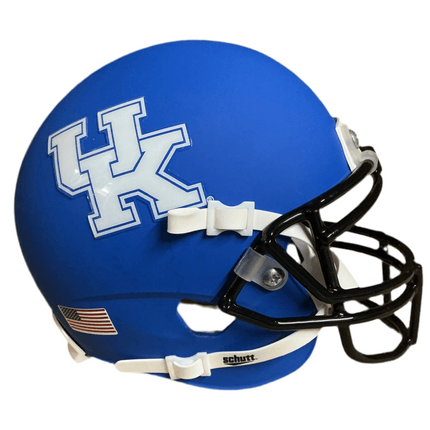 Kentucky Wildcats Matte Royal 2016 ALT 4 Schutt NCAA College Football Authentic Mini Helmet - GT - Wholesale.com