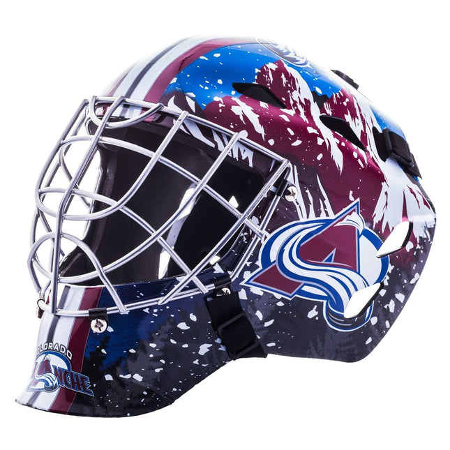 Colorado Avalanche Franklin GFM 1500 NHL Team Full Size Youth Goalie Mask