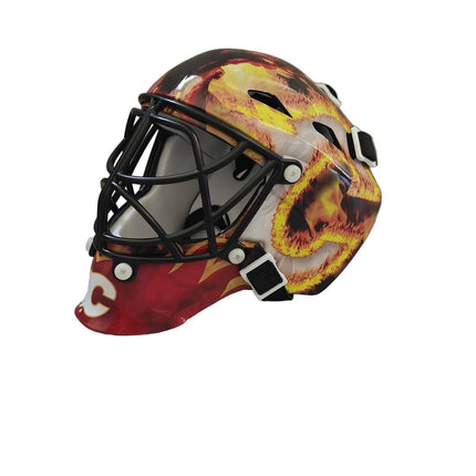 Calgary Flames NHL Hockey Franklin Goalie Mini Mask - GT - Wholesale.com