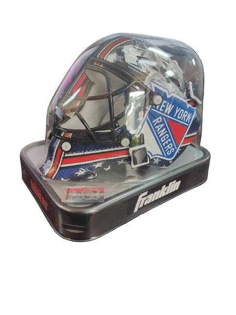 New York Rangers NHL Hockey Franklin Goalie Mini Mask - GT-Wholesale.com
