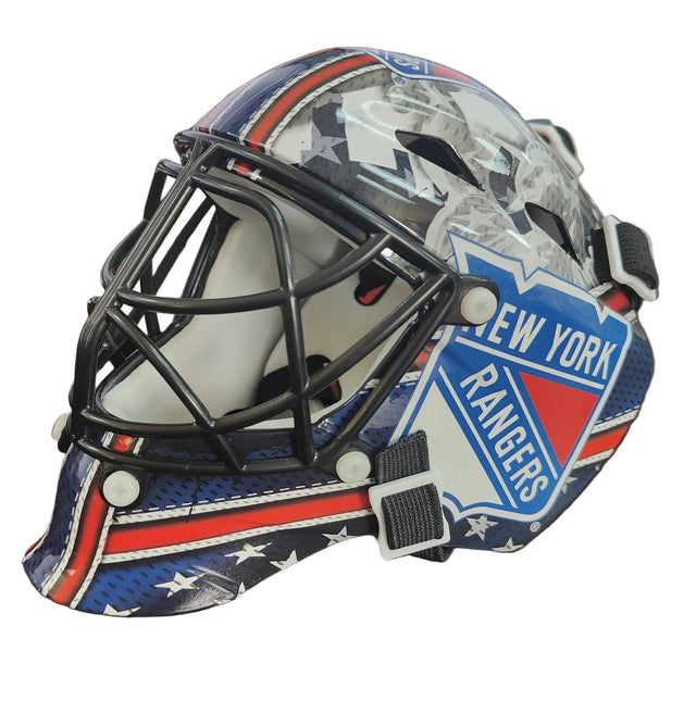 New York Rangers NHL Hockey Franklin Goalie Mini Mask - GT-Wholesale.com
