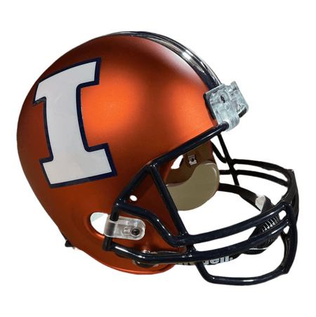 Illinois Fighting Illini Orange Riddell College Replica VSR4 Full Size Helmet - GT - Wholesale.com