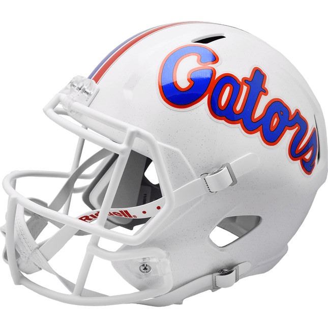 Florida Gators White Riddell NCAA Deluxe Replica Full Size Helmet