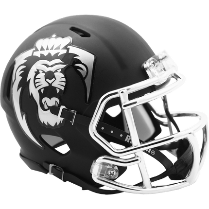Old Dominion Monarchs Matte Black Riddell NCAA Speed Mini Helmet