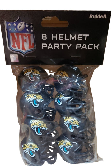 Jacksonville Jaguars 8 Helmet Party Pack NFL Football - GT - Wholesale.com