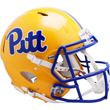 Pittsburgh Panthers Gold Riddell NCAA Authentic Speed Full Size Helmet