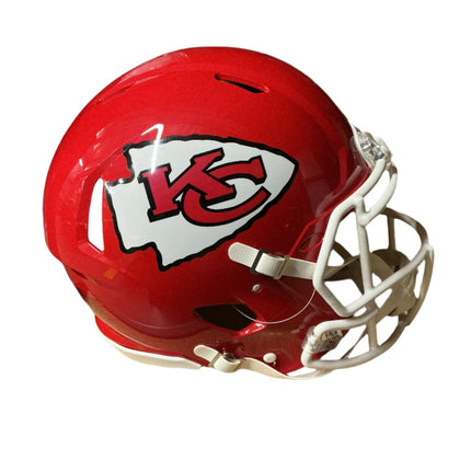 Kansas City Chiefs Super Bowl 54 LIV Champions Riddell NFL Authentic Speed Full Size Helmet - GT - Wholesale.com