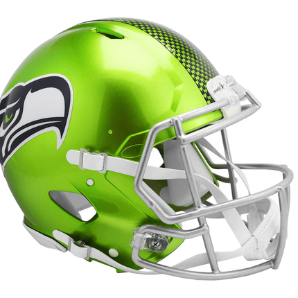 Seattle Seahawks Flash Speed Riddell NFL Deluxe Replica Full Size Helmet