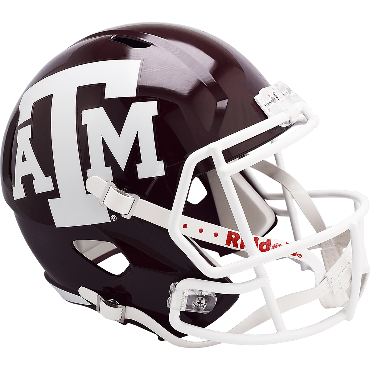 s VT-Virginia Tech Riddell Maroon Striped Mini Helmet-Alumni Hall