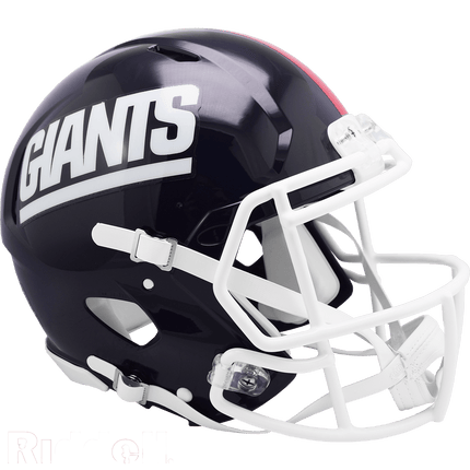 New York Giants 1980-1999 Throwback Riddell NFL Authentic Speed Full Size Helmet
