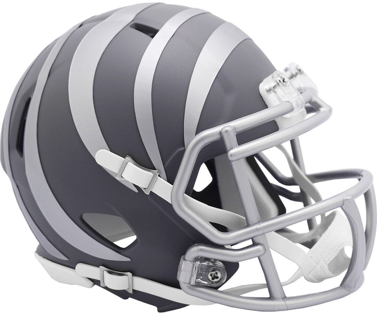 Cincinnati Bengals Slate Riddell NFL Speed Mini Helmet