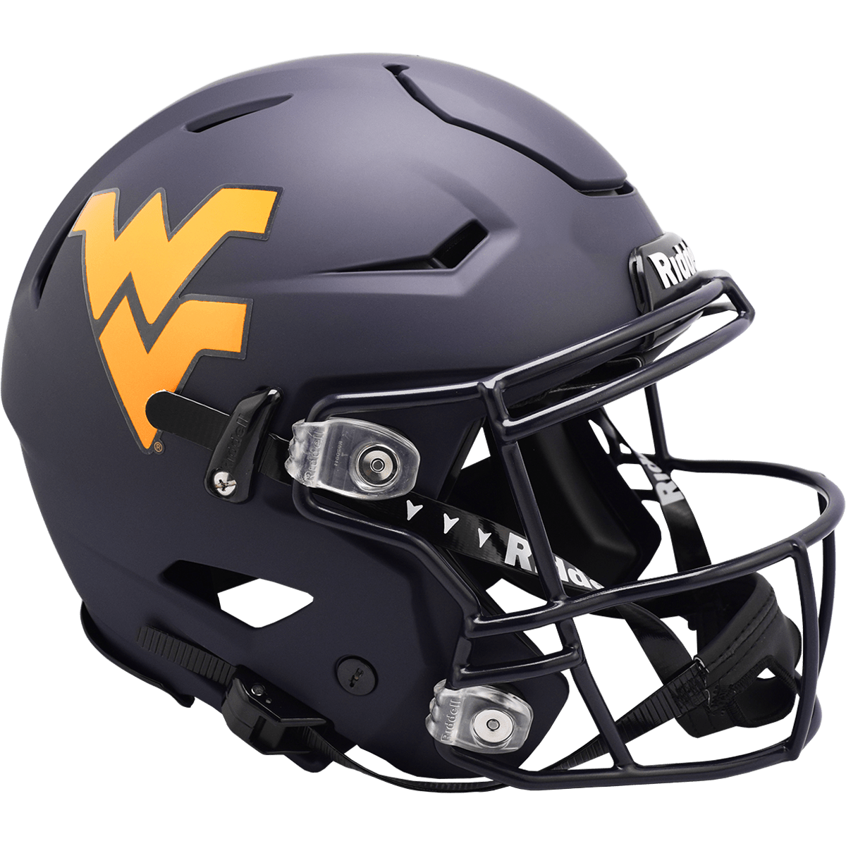ncaa speedflex helmet West Virginia Mountaineers Satin Riddell NCAA Authentic Speedflex Full – GT-Wholesale.com