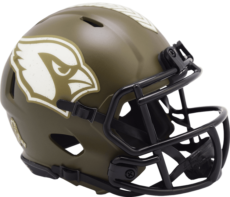 Arizona Cardinals 2022 Salute To Service Riddell NFL Speed Mini Helmet
