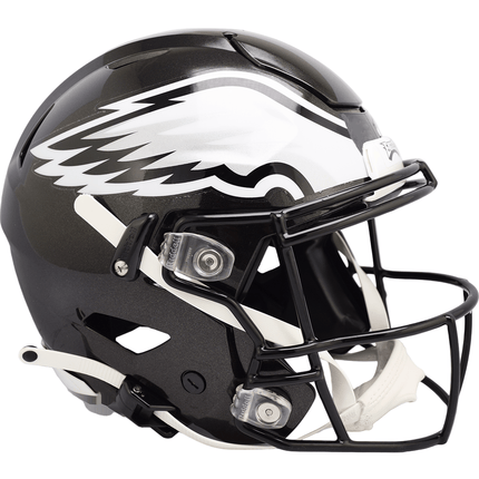 Philadelphia Eagles 2022 On Field Alternate Riddell NFL Authentic Speedflex Full Size Helmet (Black) - GT - Wholesale.com