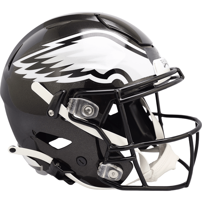 Philadelphia Eagles 2022 On Field Alternate Riddell NFL Authentic Speedflex Full Size Helmet (Black) - GT - Wholesale.com