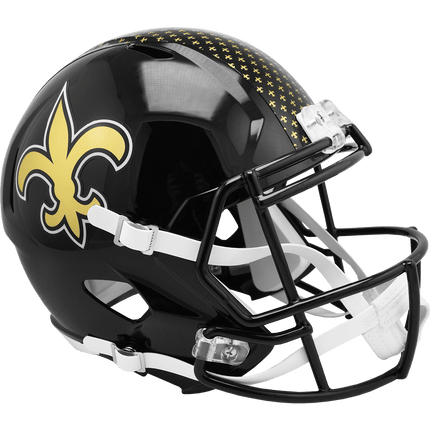 New Orleans Saints 2022 On Field Alternate Riddell NFL Deluxe Replica Speed Full Size Helmet