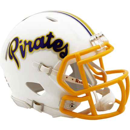 East Carolina Pirates White Throwback Riddell NCAA Speed Mini Helmet