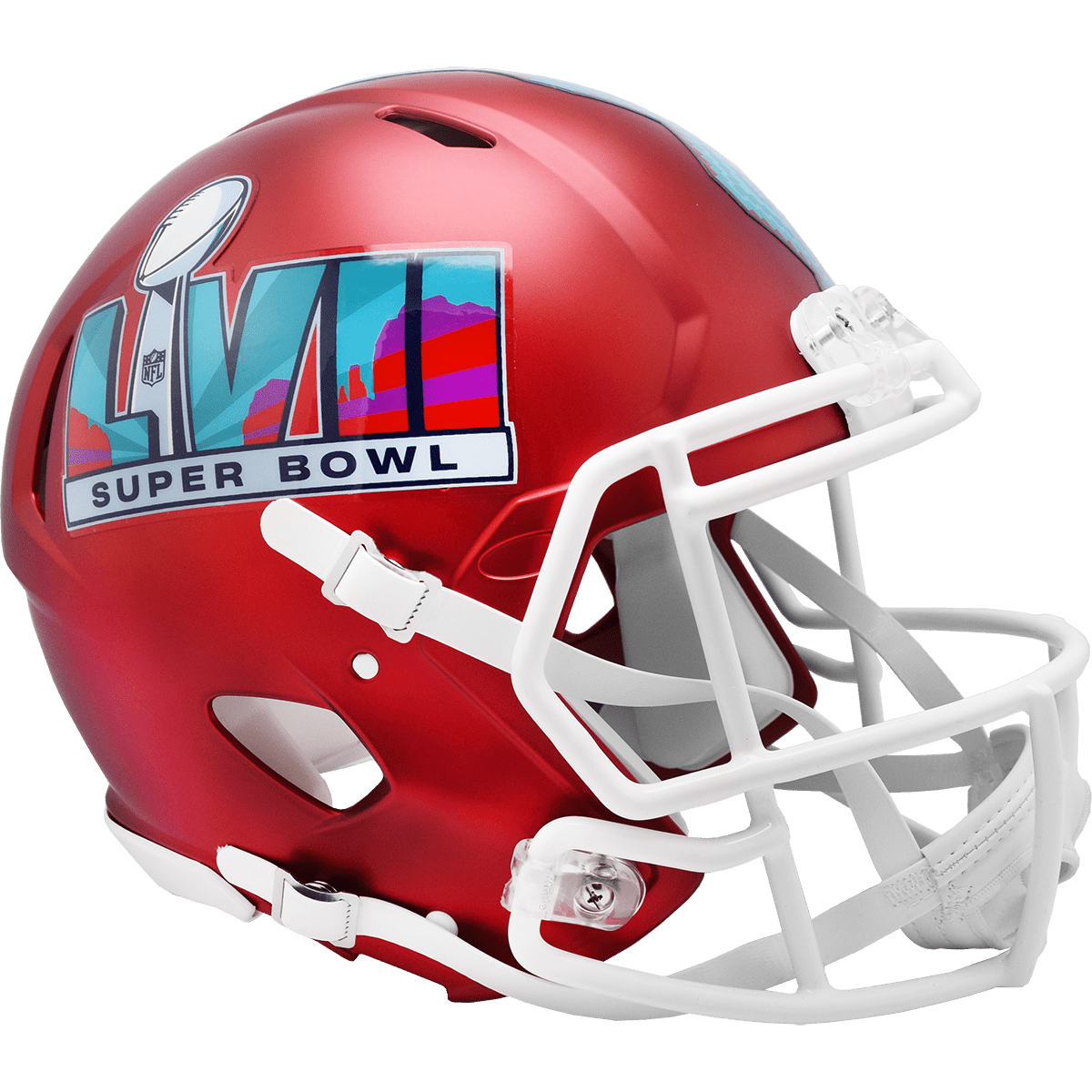 american football helmet full size Super Bowl 57 LVII Riddell NFL Authentic Speed Full Size Helmet