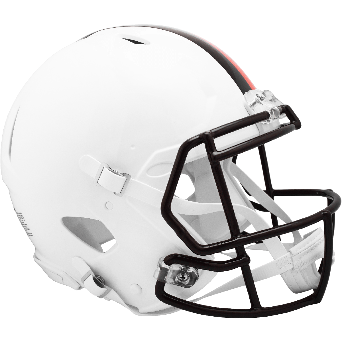 cleveland browns nfl team football helmet images Cleveland Browns Helmet Riddell Authentic Full Size Speed Style On-Field Alternate 2023 White Out
