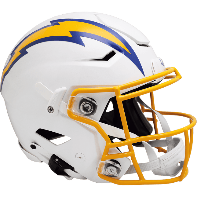 Los Angeles Chargers Color Rush White w/Royal Riddell NFL Authentic Speedflex Full Size Helmet