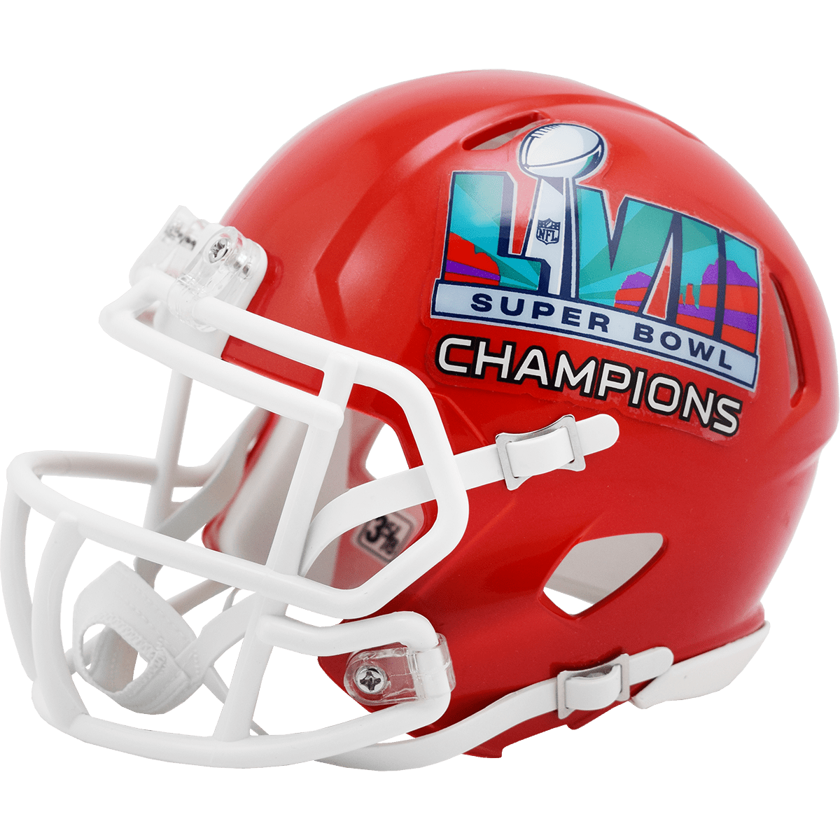chiefs mini football helmet Riddell Super Bowl 57 Champions Kansas City Chiefs Speed Mini-Helmet #8058685