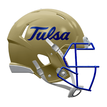 Tulsa Golden Hurricane Gold NCAA Replica Speed Helmet