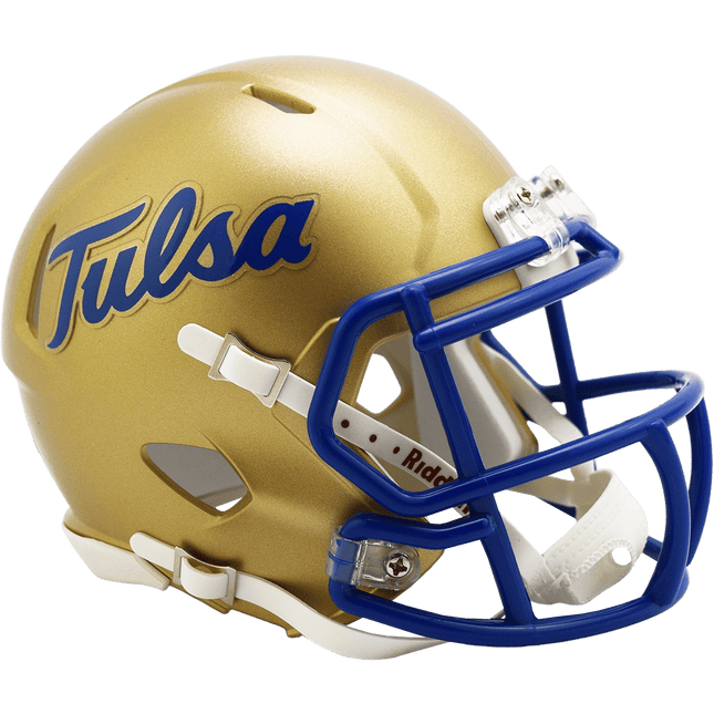 Tulsa Golden Hurricane Gold Riddell NCAA Speed Mini Helmet