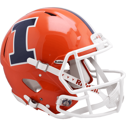 Illinois Fighting Illini Orange Authentic Speed Helmet