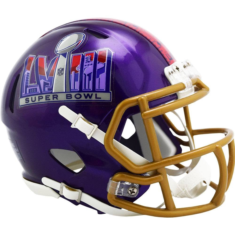 Super Bowl 58 LVIII Riddell NFL Speed Mini Helmet – GT-Wholesale.com