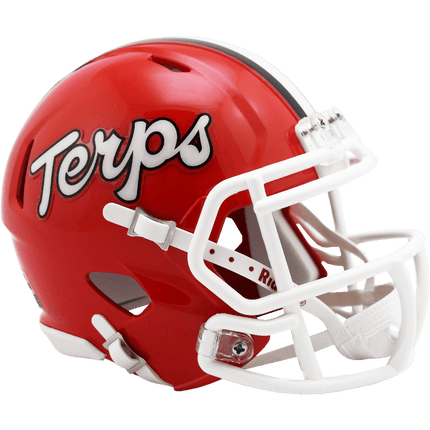 Maryland Terrapins Script Red Riddell NCAA Speed Mini Helmet