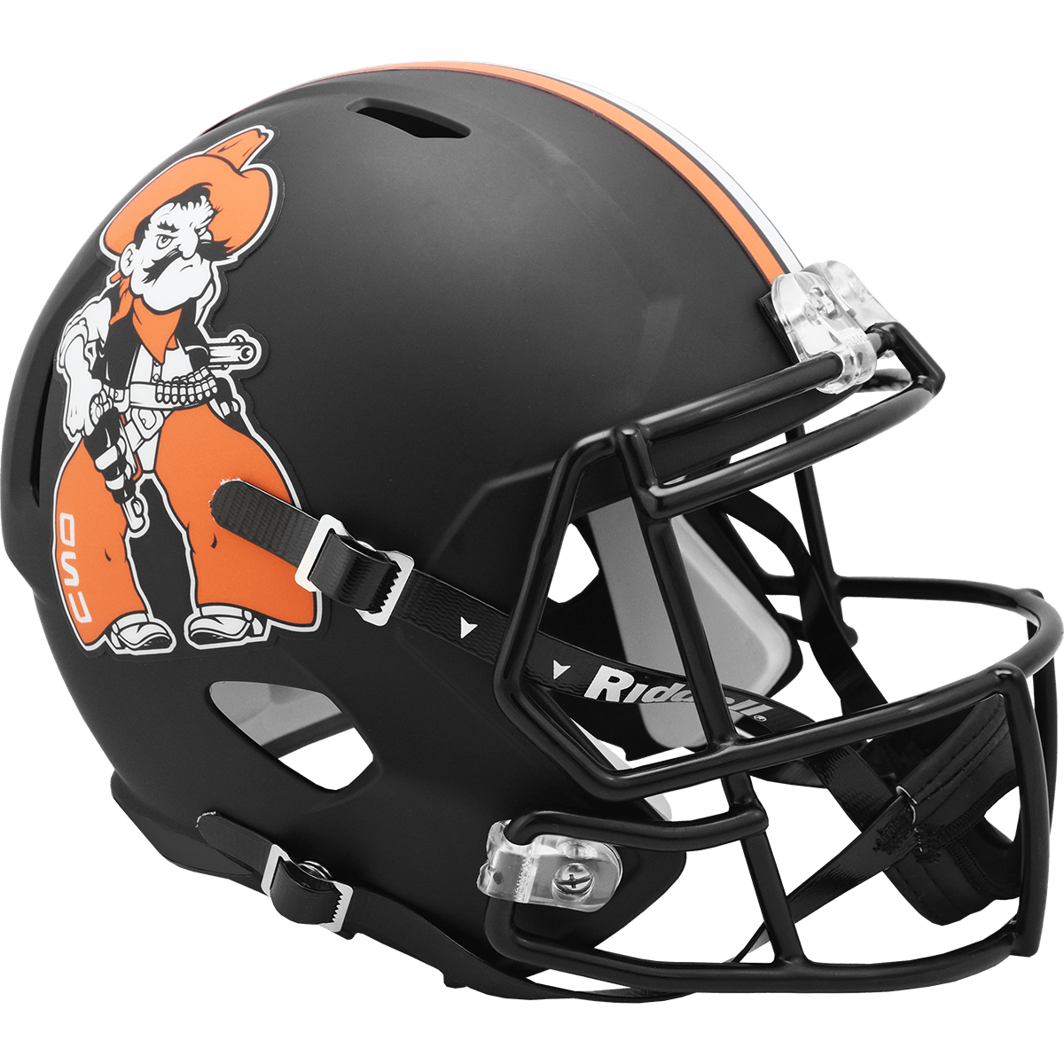 black football helmet osu Buckeyes Riddell Speed Replica black 4 Oklahoma State Cowboys Pistol Pete