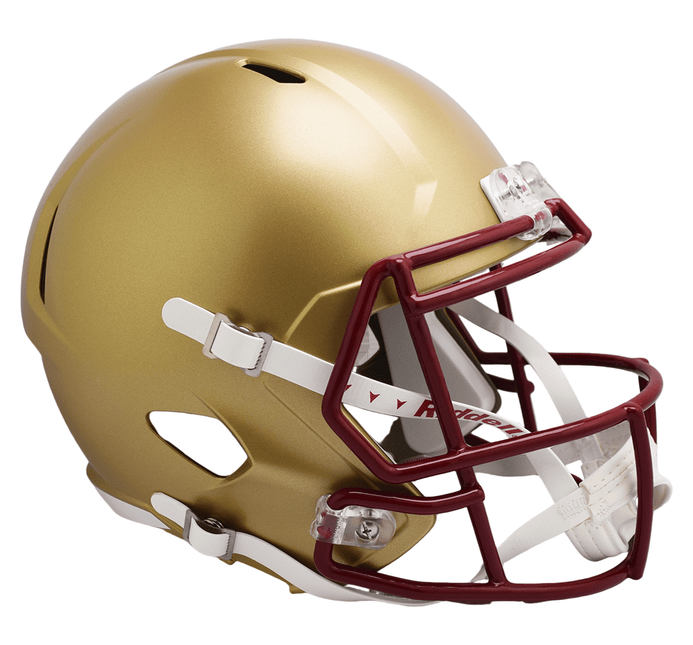 Boston College Eagles Riddell NCAA Deluxe Replica Speed Full Size Helmet - GT - Wholesale.com