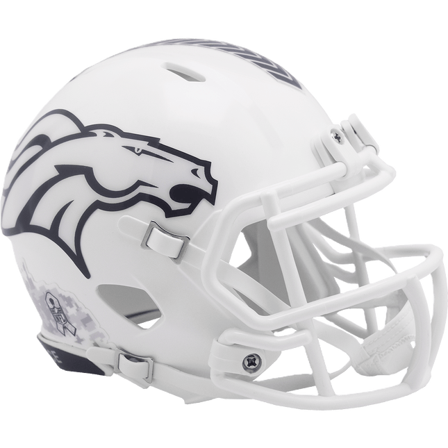 Denver Broncos 2024 Salute To Service Riddell NFL Speed Mini Helmet