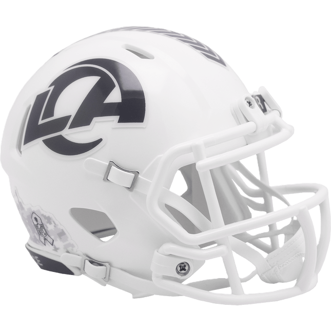 Los Angeles Rams 2024 Salute To Service Riddell NFL Speed Mini Helmet